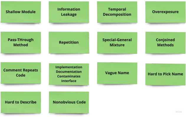 Software design red flags